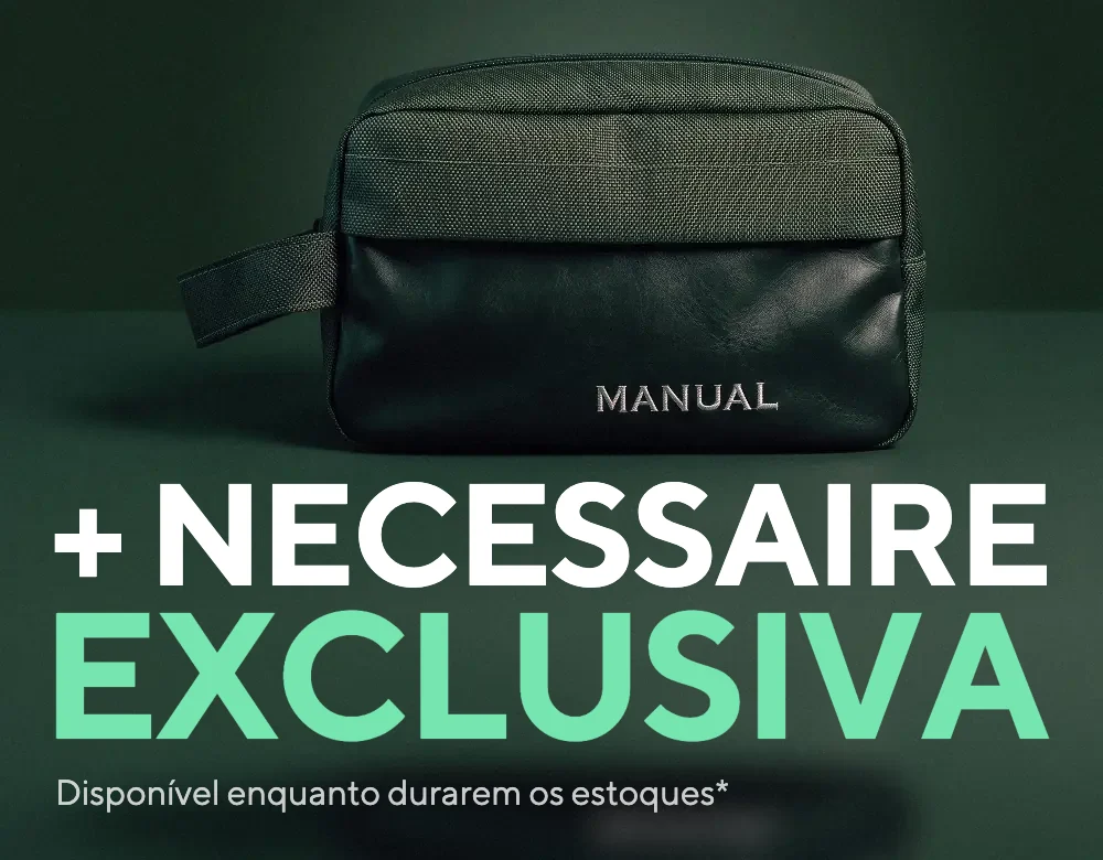 Necessaire exclusiva, disponível enquanto durarem os estoques