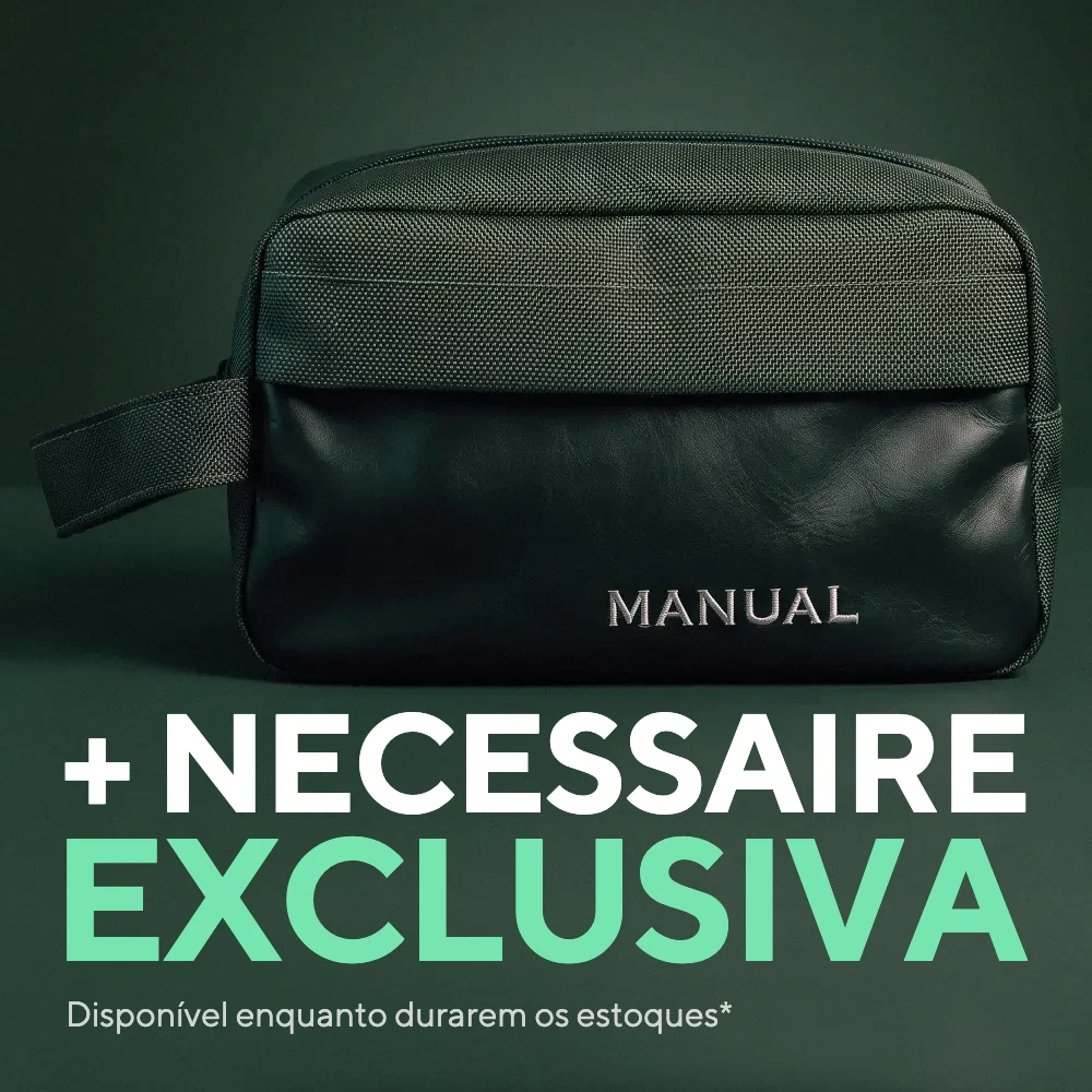 Necessaire exclusiva, disponível enquanto durarem os estoques