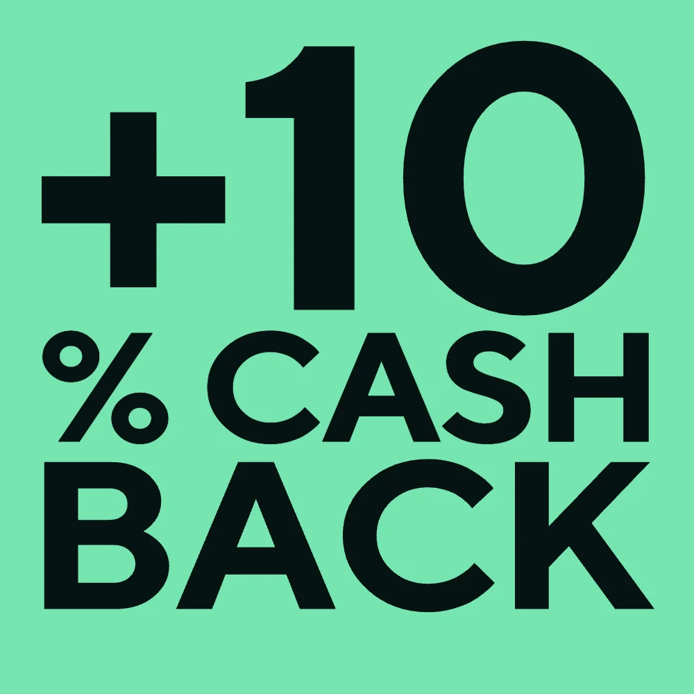 10% de cashback